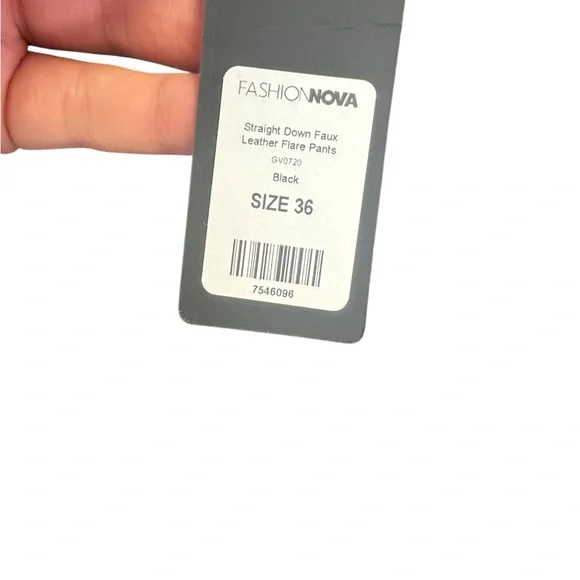 Fashion Nova Silver Flare Pants Boot Cut - Picture 3 of 3